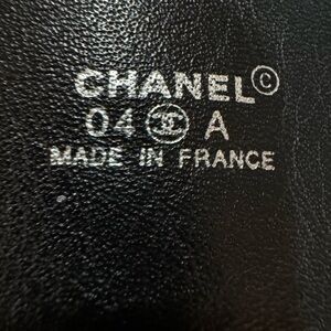 Chanel leather belt size 4 made in France